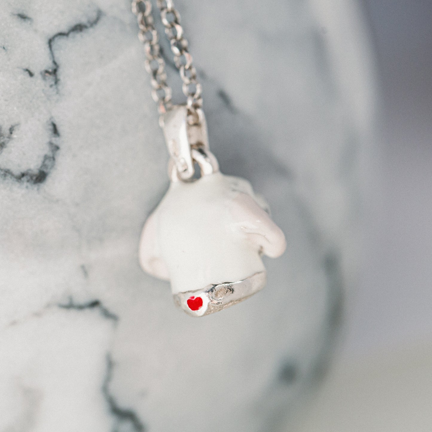 Charms necklace golden retriever silver 925 for her gift