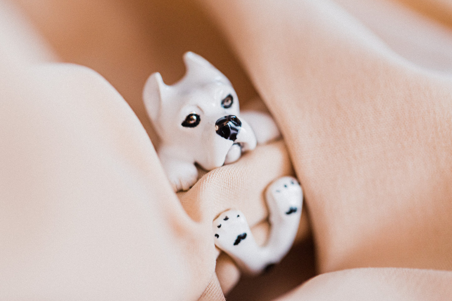 Dogo argentino anello argento smaltato incidi il nome gift regalo personalizzato donna per lei anniversario