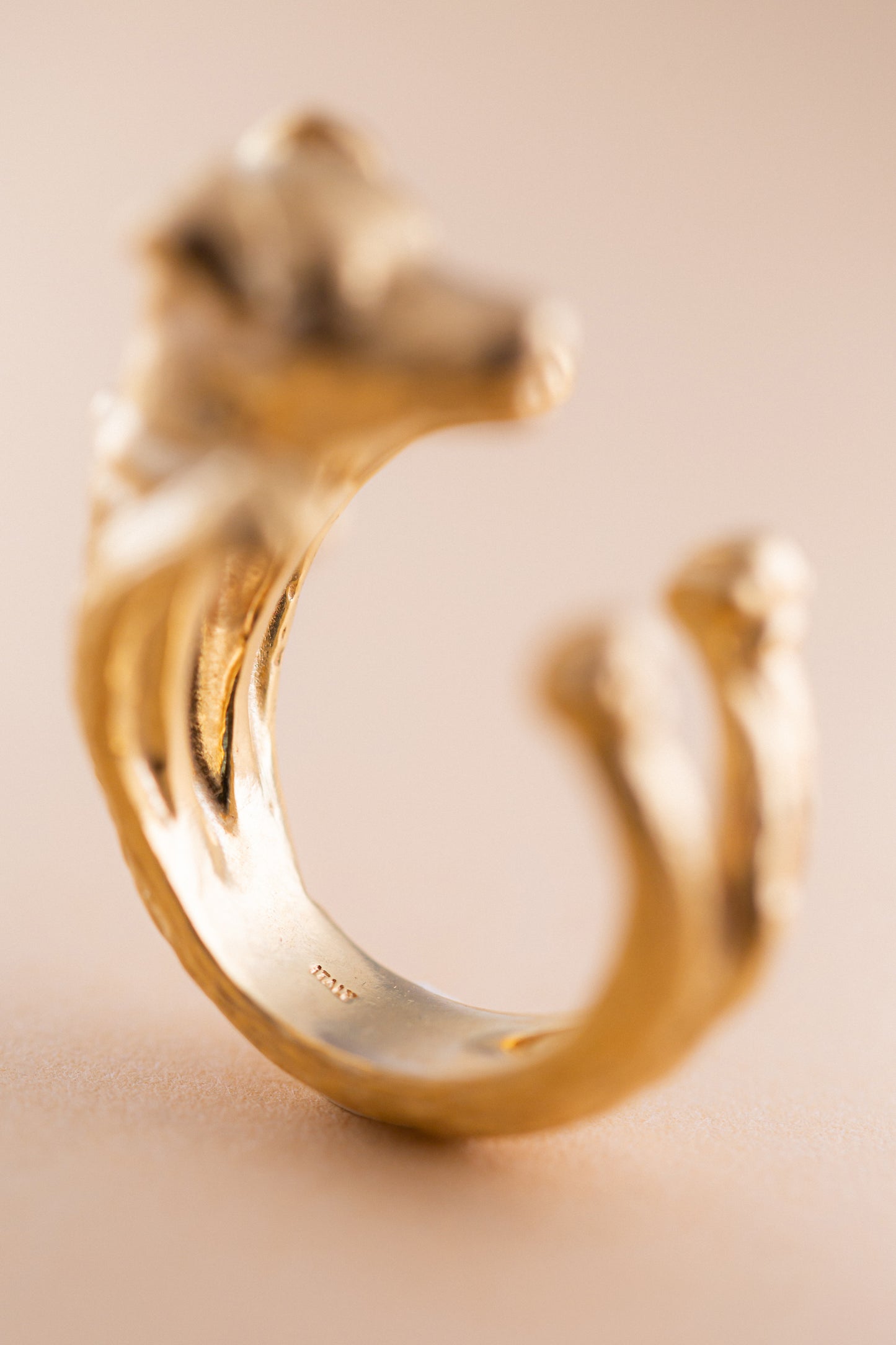 Jack Russell ring silver 925 handmade italy bronze 18 kt