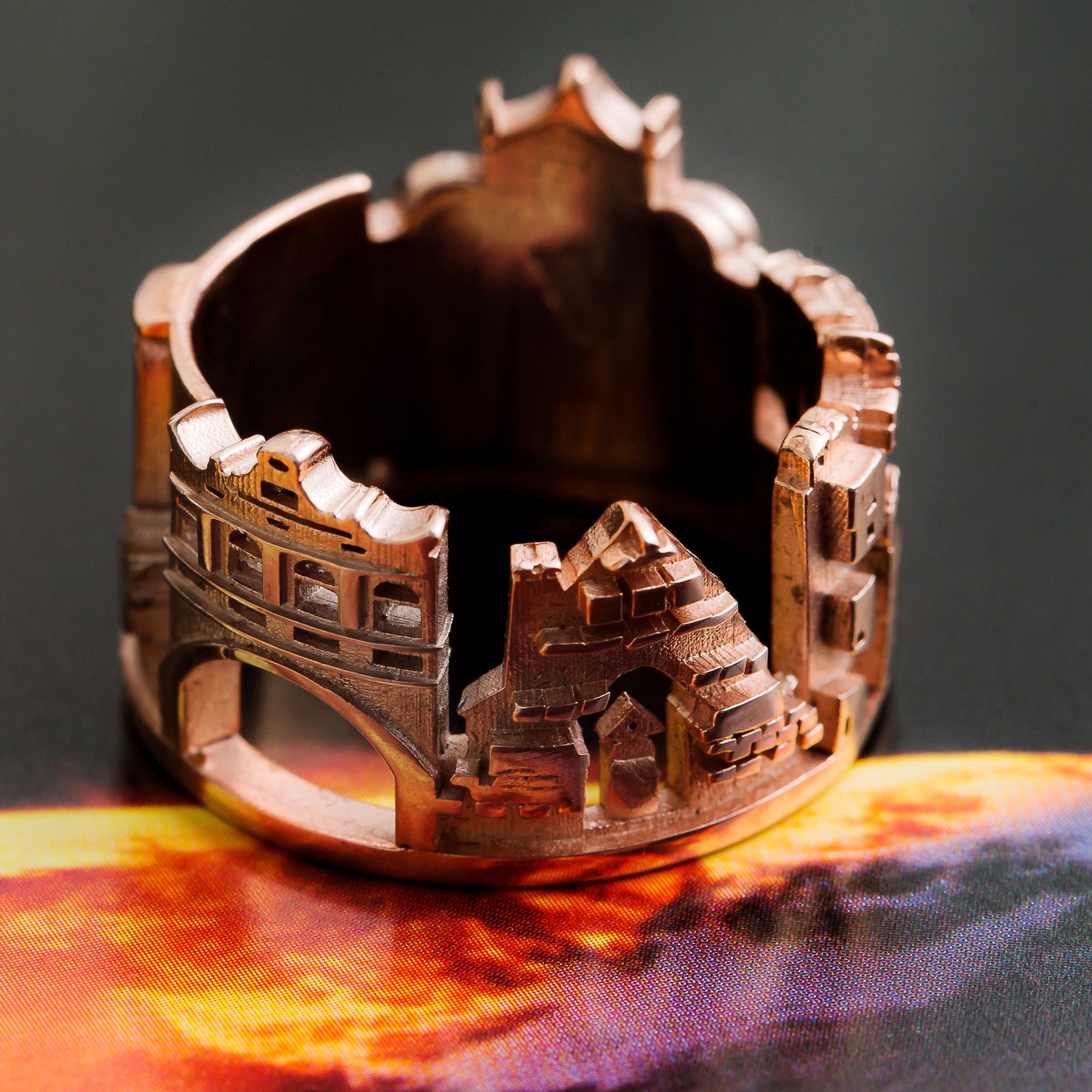 Ring Ostuni bronzo 18 kt