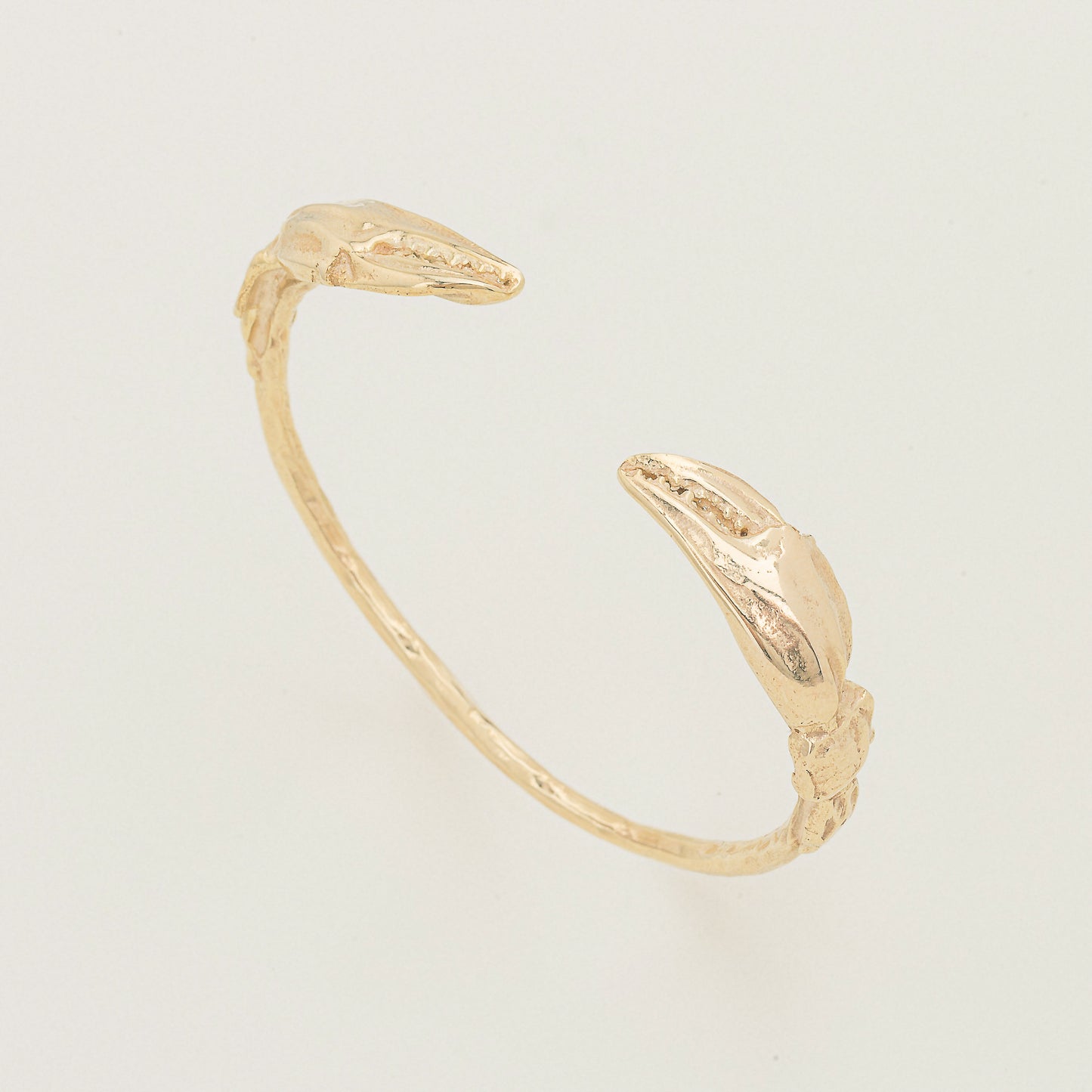 Crab bracelet in broze plated gold 750 - MADE IN ITALY
