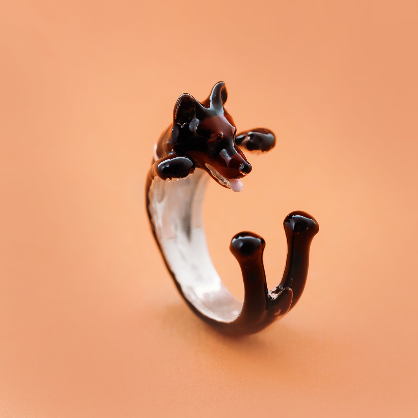 pastore tedesco ring silver 925 handmade Italy