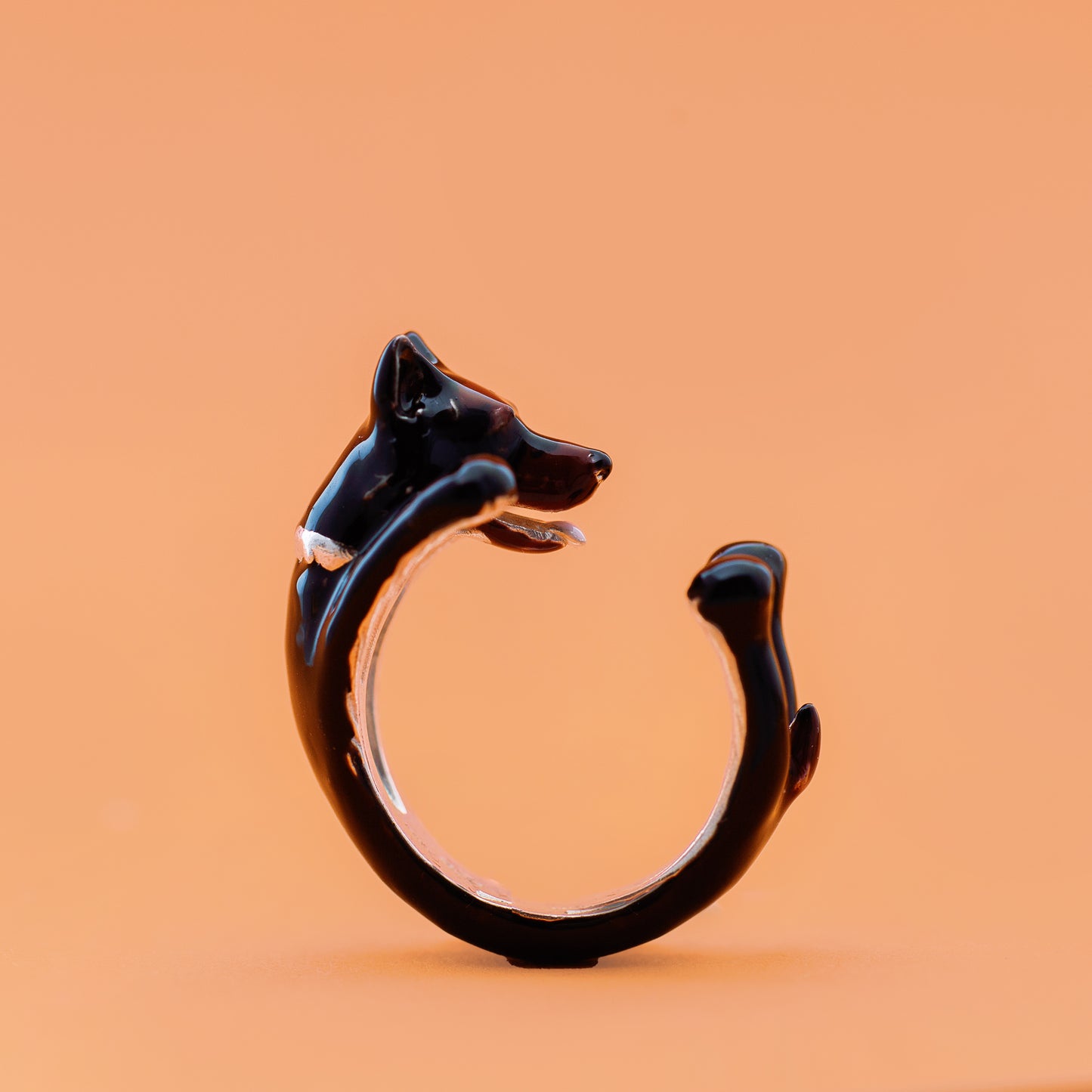 pastore tedesco ring silver 925 handmade Italy