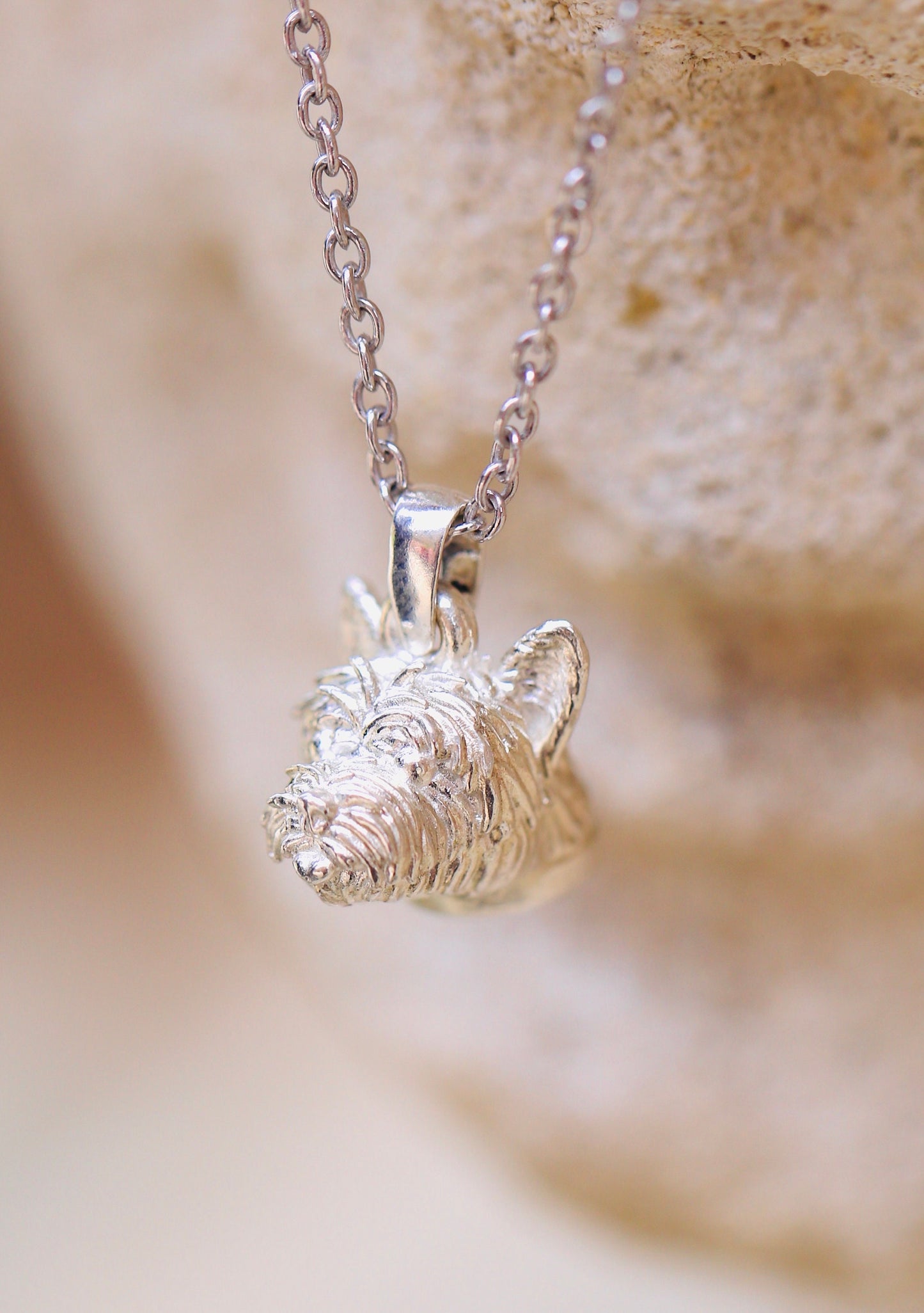 Charms necklace Yorkshire silver 925 for her gift