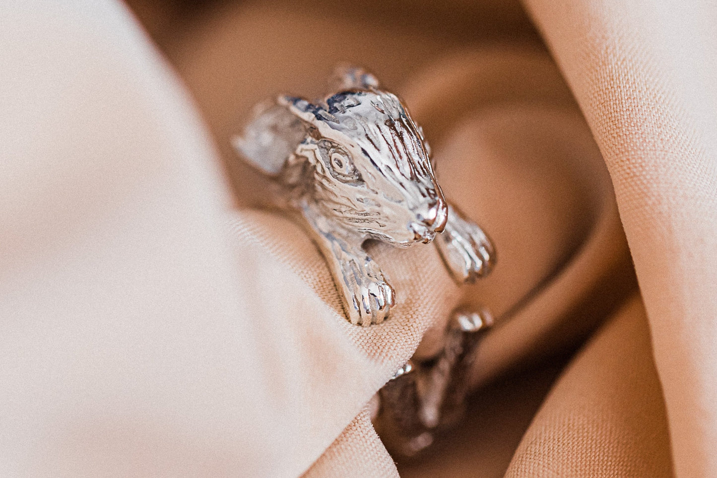 Rabbit ring - silver - MADE IN ITALY