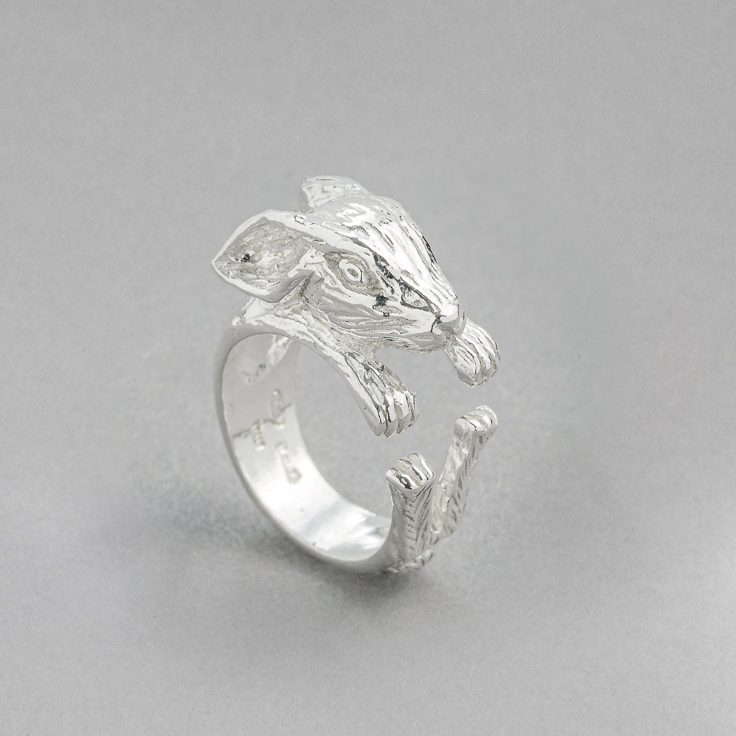 Rabbit ring - silver - MADE IN ITALY