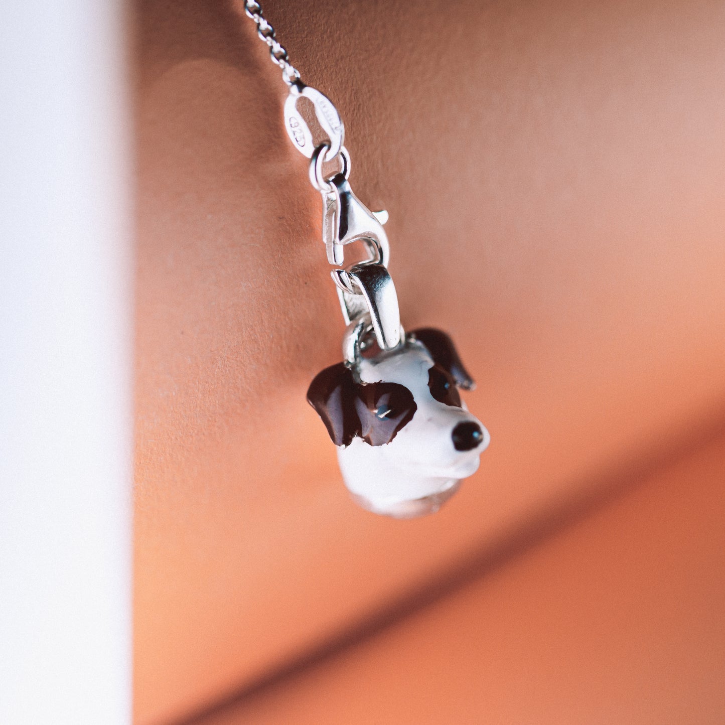 Charms necklace  Jack Russell  silver 925