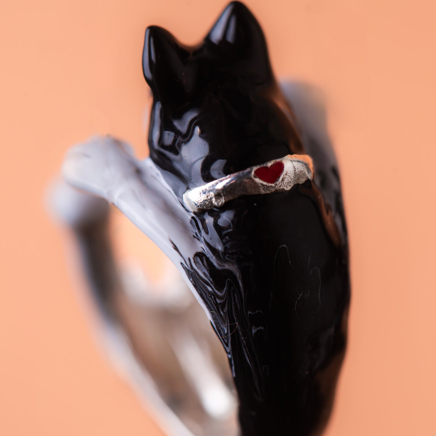 Ring Husky handmade silver 925 custom ring