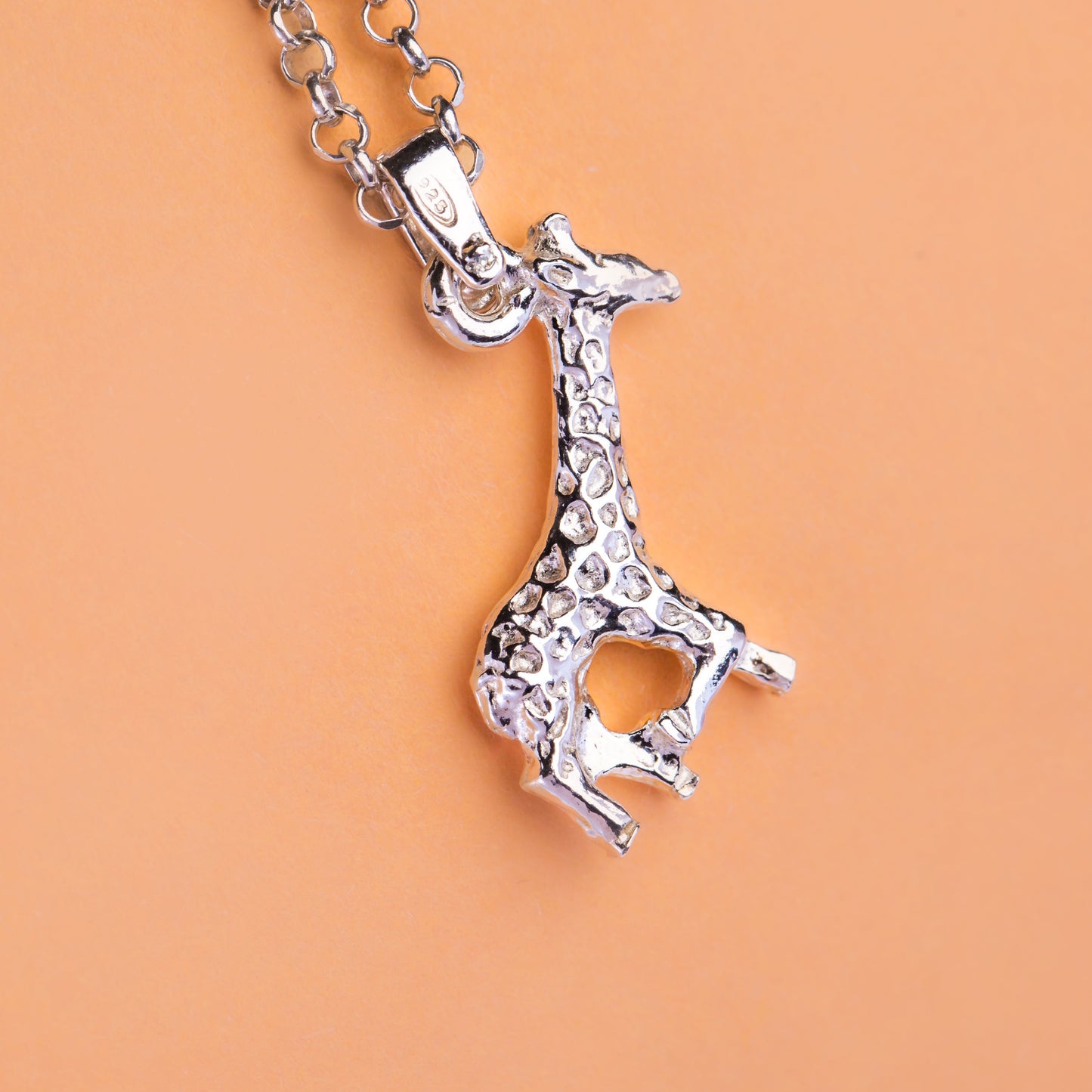 Collana Giraffa argento 925