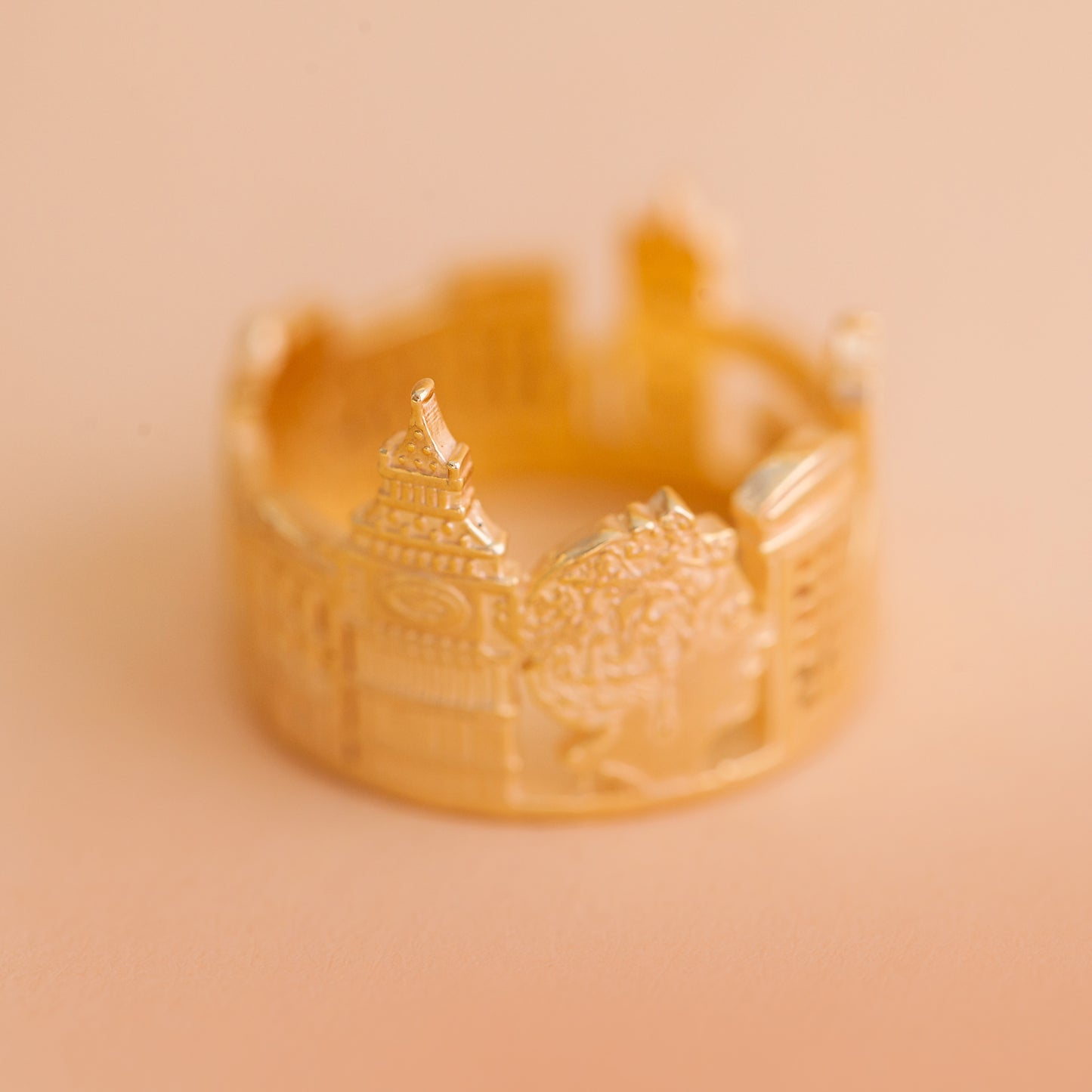 Step into the enchanting world of London with our London-Inspired Engraved Ring.