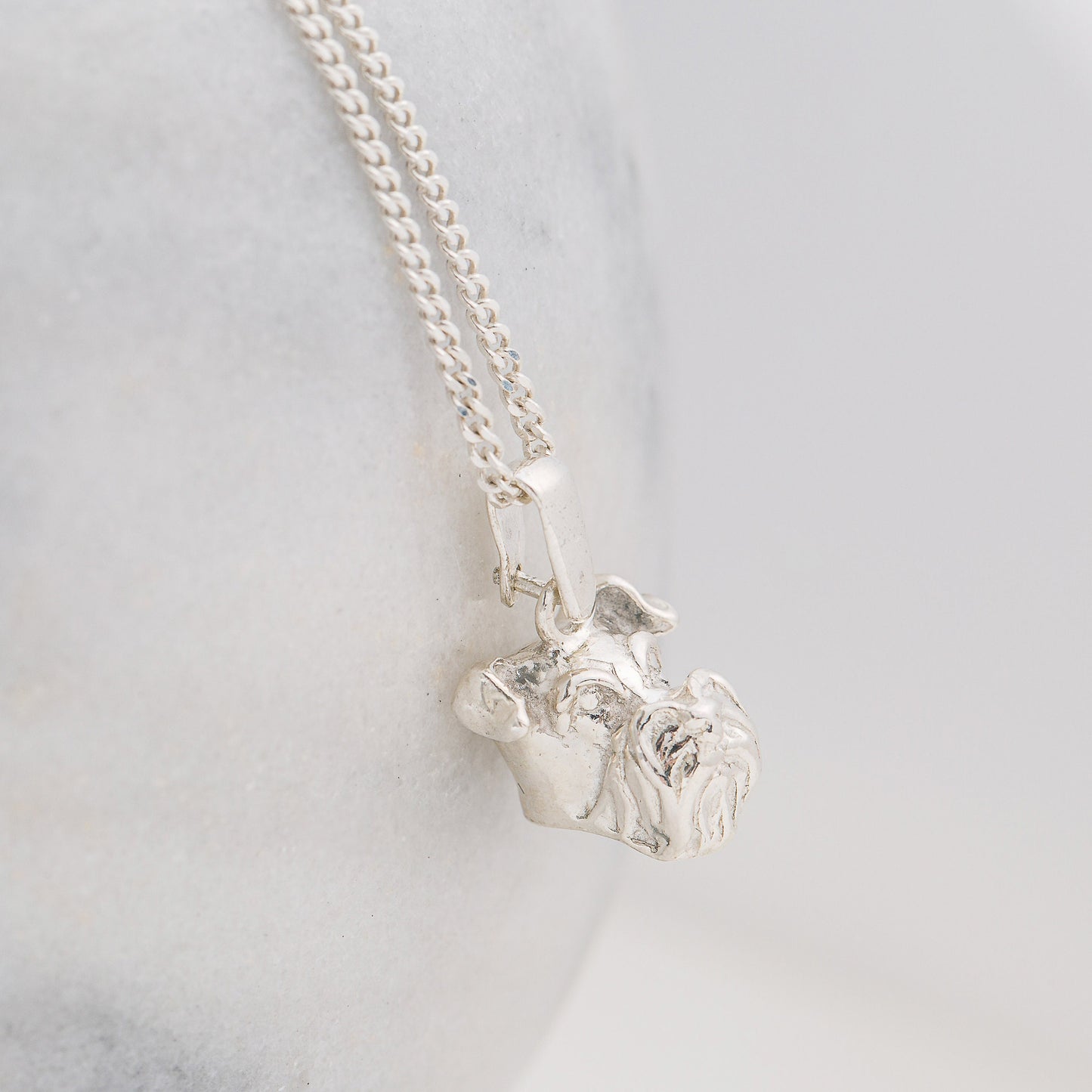 Pendal + necklace  schnauzer silver 925