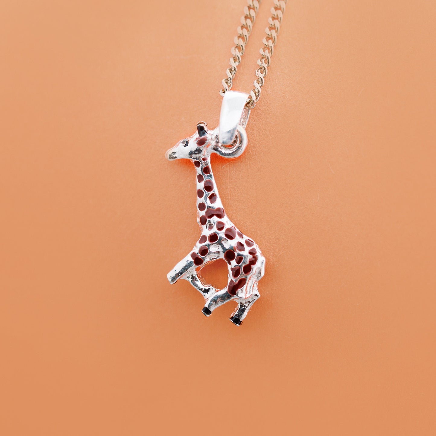 Collana Giraffa argento 925