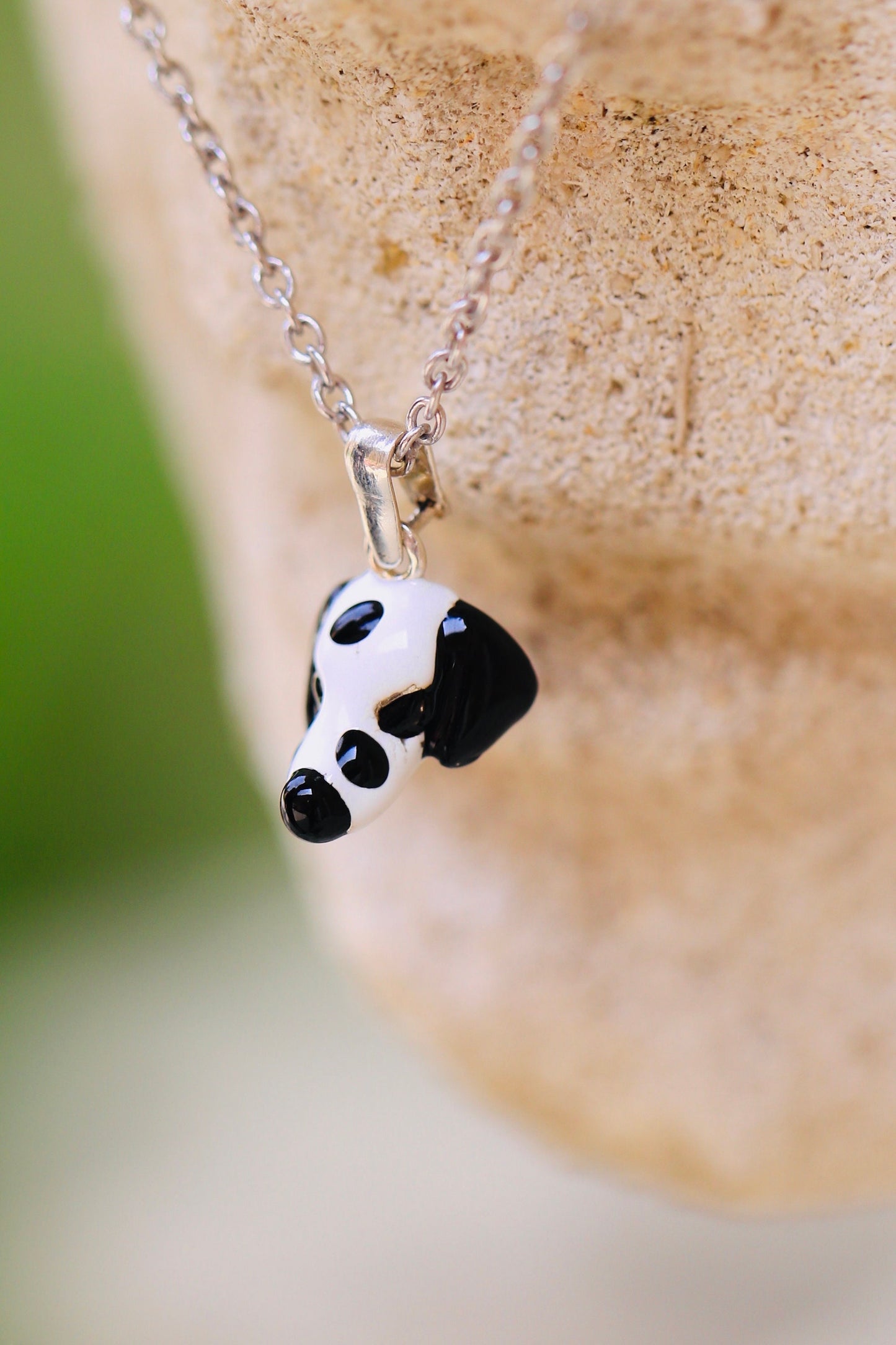 necklace Charms  dalmatians  silver 925